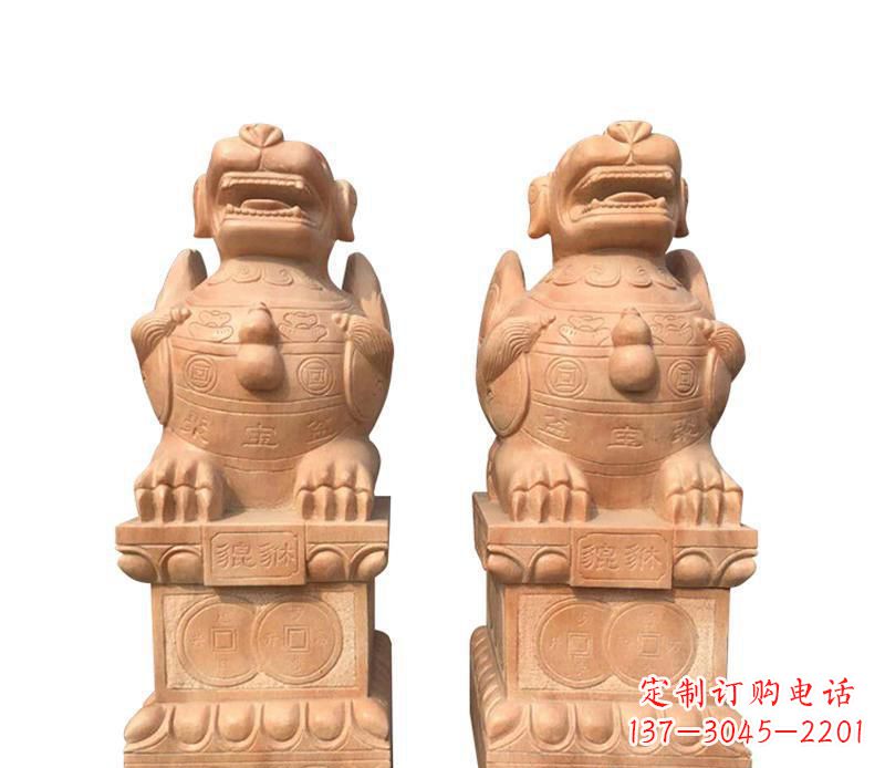 益阳精美貔貅雕塑,让太古神兽在家中常伴