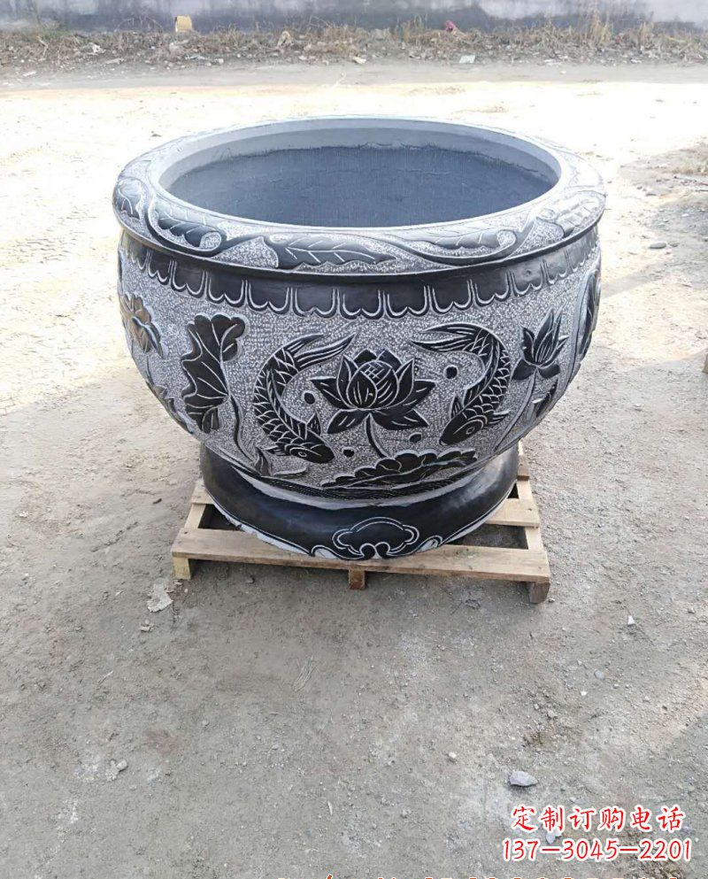 益阳独特雕花盆,精美别致的家庭装饰