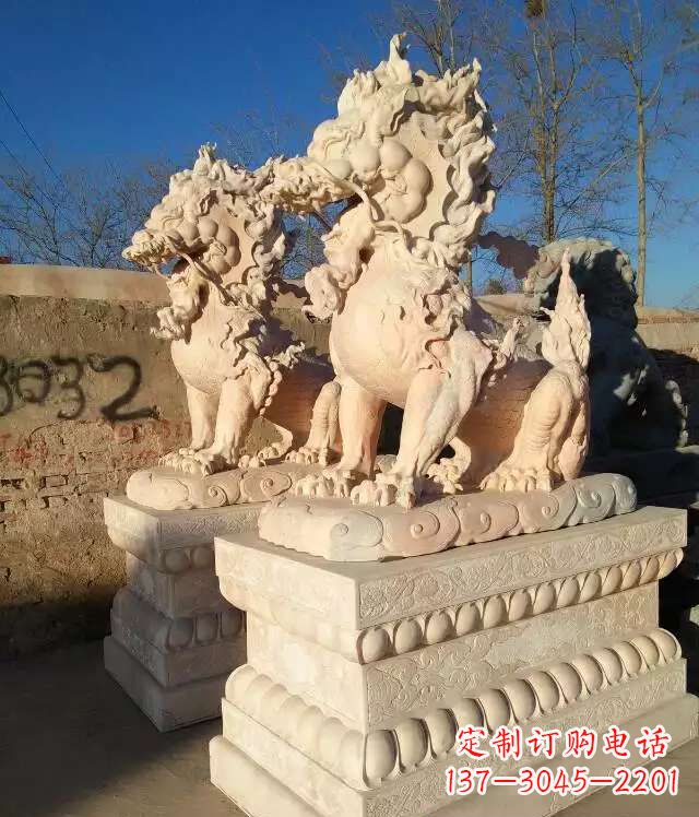 益阳完美的石雕-麒麟雕塑
