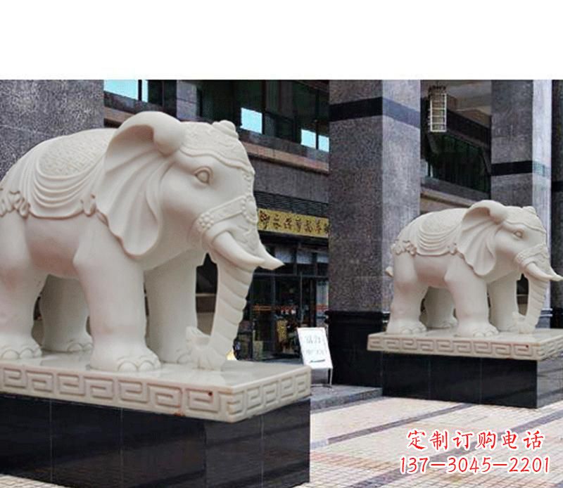 益阳最佳选择——石雕酒店大象雕塑