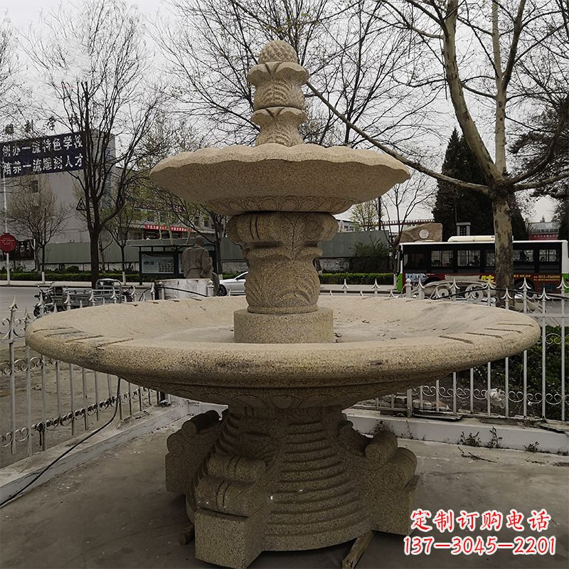 益阳风水精灵,莲花开道——铸铁风水球雕塑