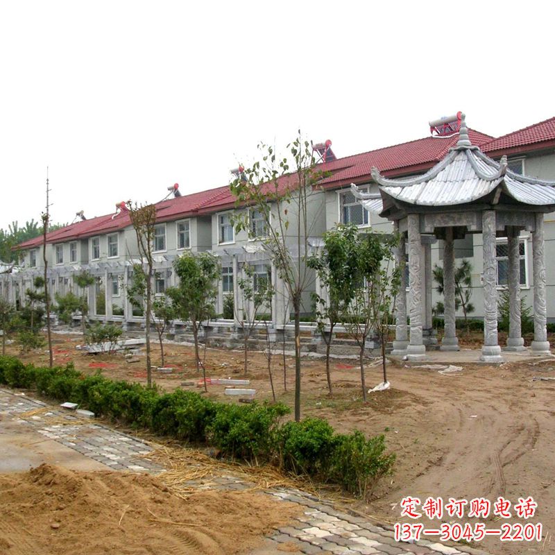 益阳中领雕塑打造精美凉亭雕塑