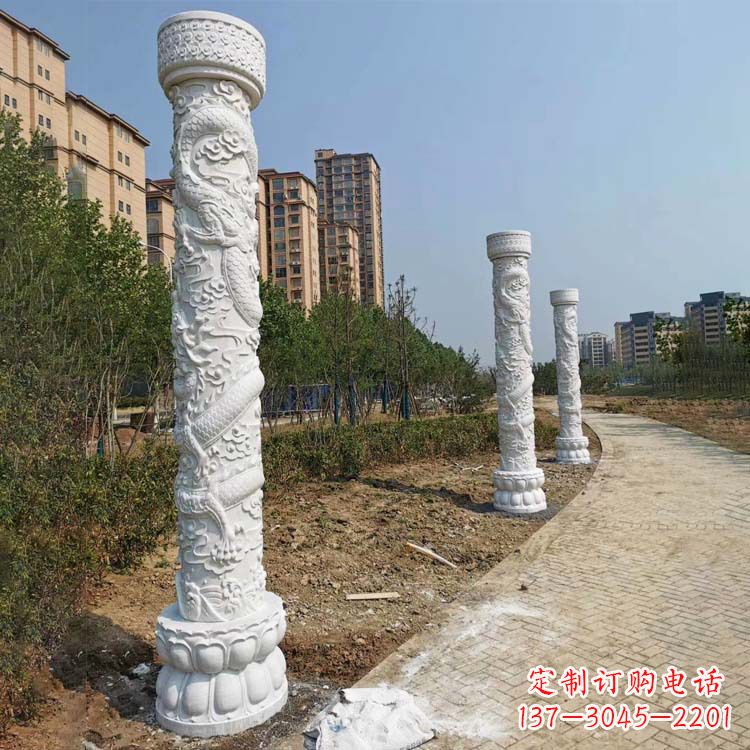 益阳领雕石雕龙柱打造社会文化地标