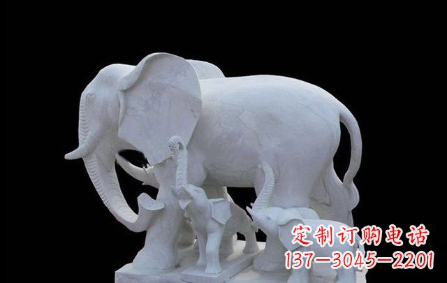 益阳中领雕塑:定制真实写实的大象雕塑