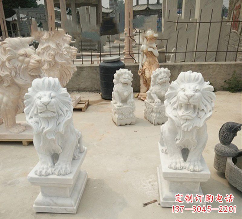 益阳传承欧式历史的狮子雕塑