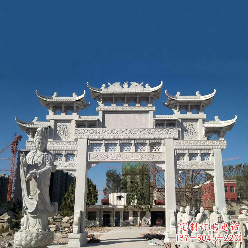 益阳中领雕塑牌楼铸铜雕塑