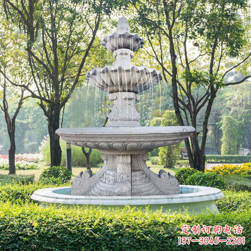 益阳石雕喷泉 喷水池