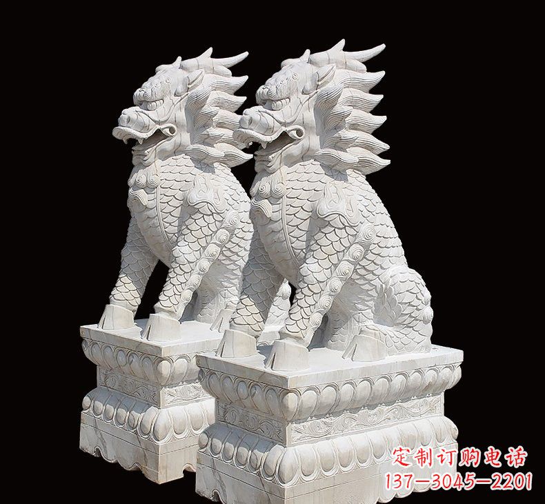 益阳中领雕塑推出麒麟雕塑一对