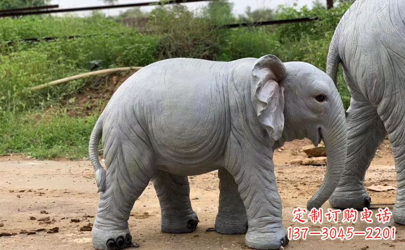 益阳青石大象雕塑,典雅而又时尚
