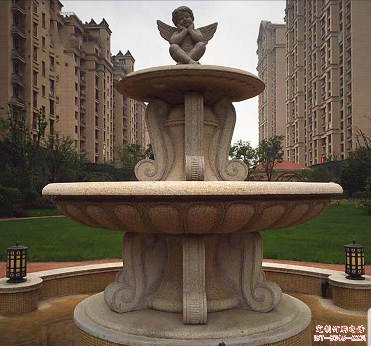 益阳石雕鱼喷泉