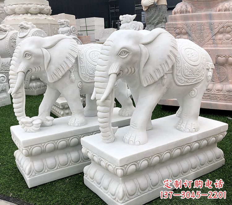 益阳石浮雕大象