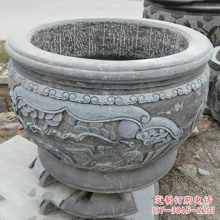 益阳石刻园林鱼缸