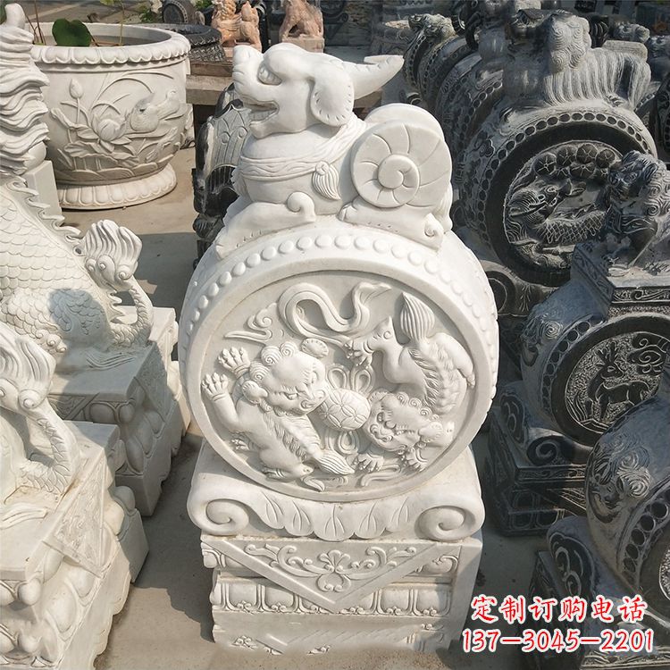 益阳石门墩石雕