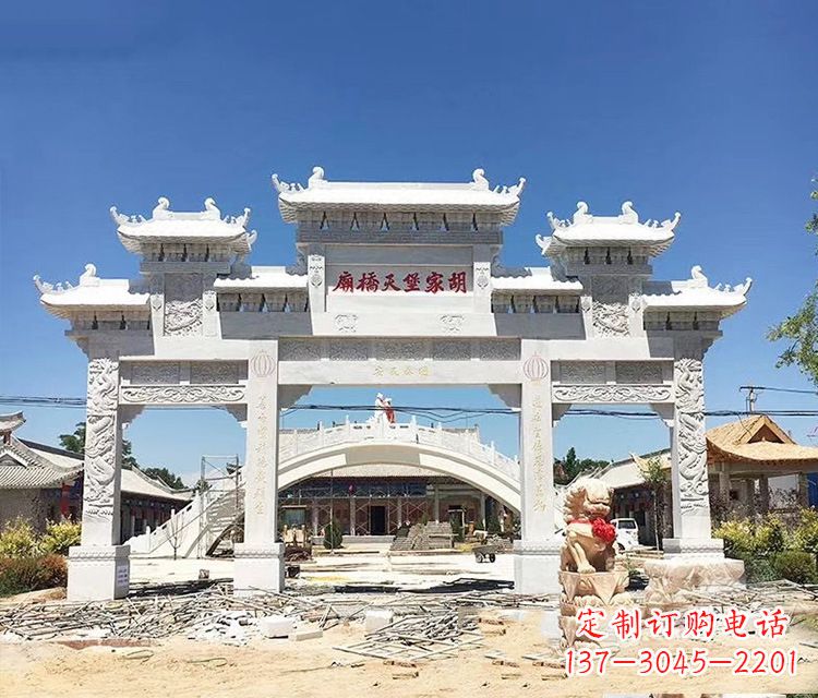 益阳石牌坊的雕刻