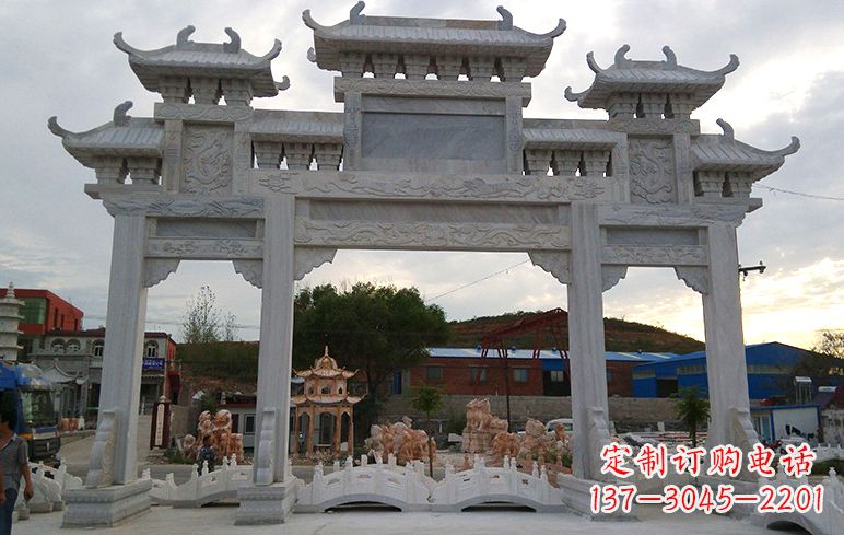 益阳石牌坊雕刻