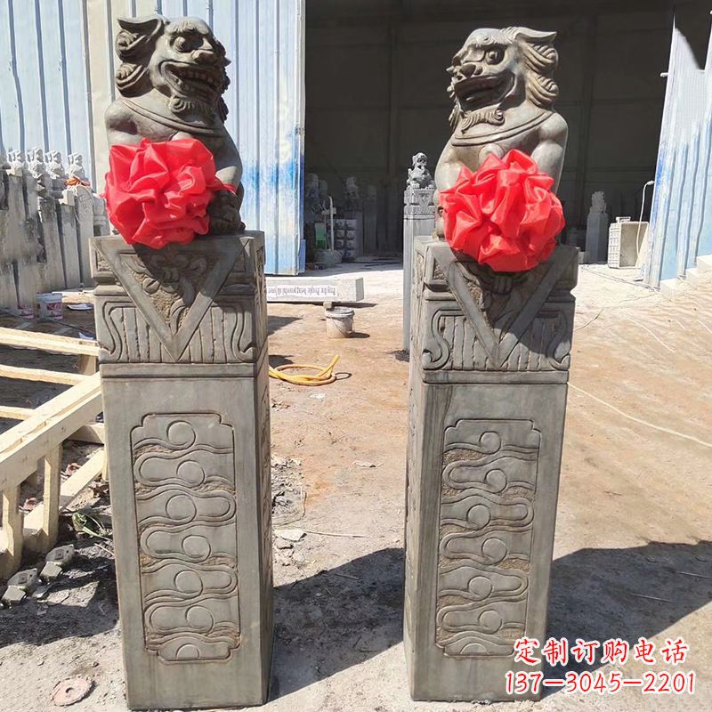 益阳石狮子栓马桩