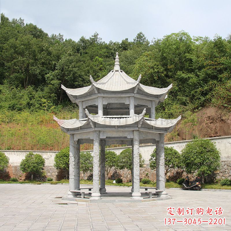益阳双层庭院石凉亭