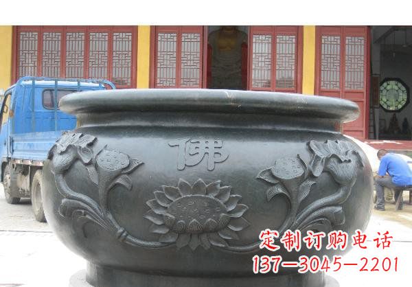 益阳水缸寺庙铜雕 (2)
