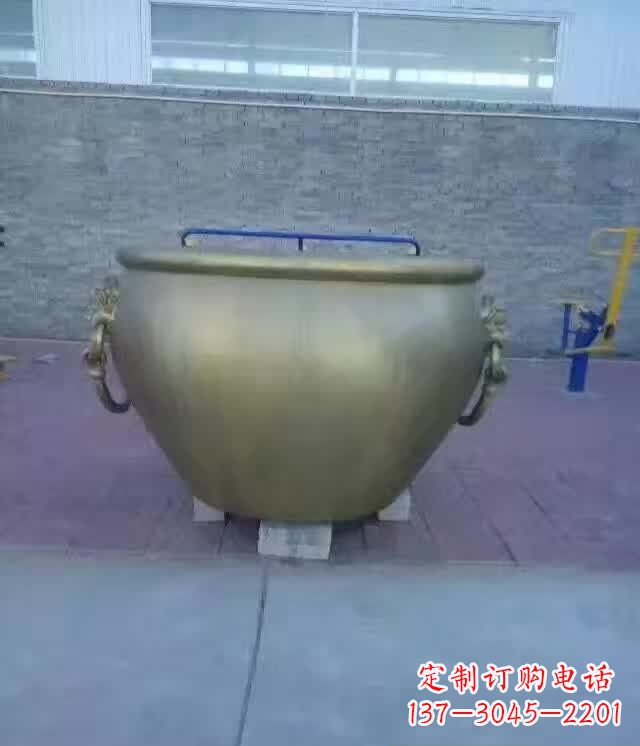 益阳水缸铜雕塑