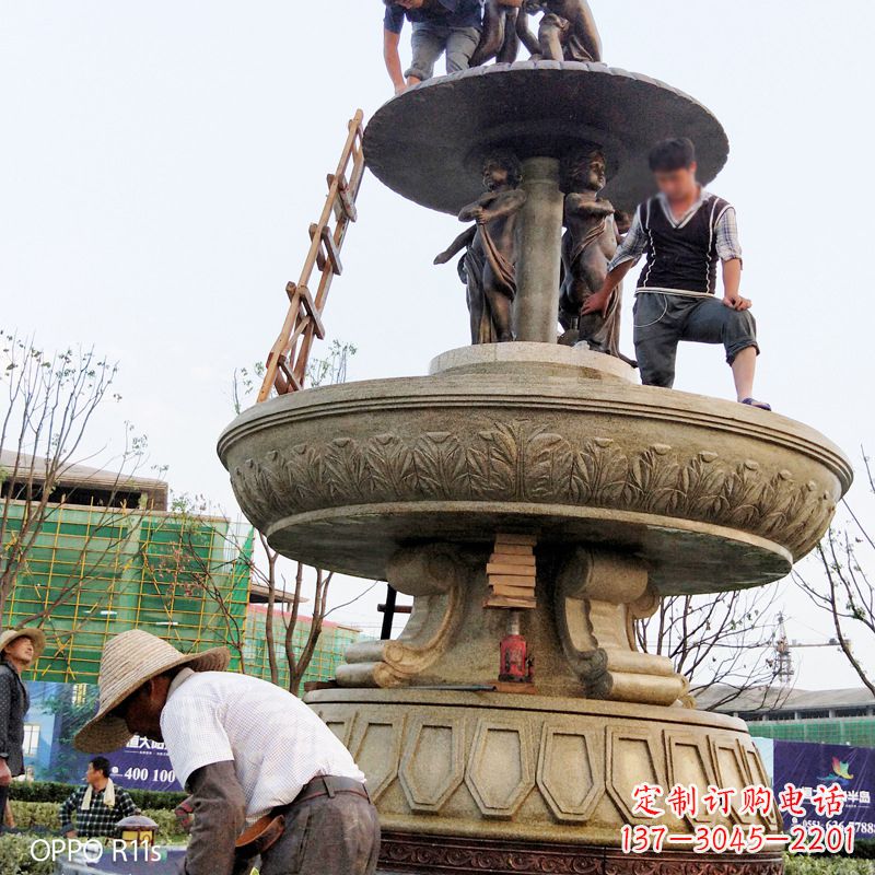 益阳水头石雕喷泉