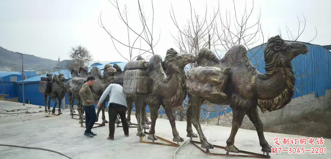 益阳丝绸之路骆驼雕塑