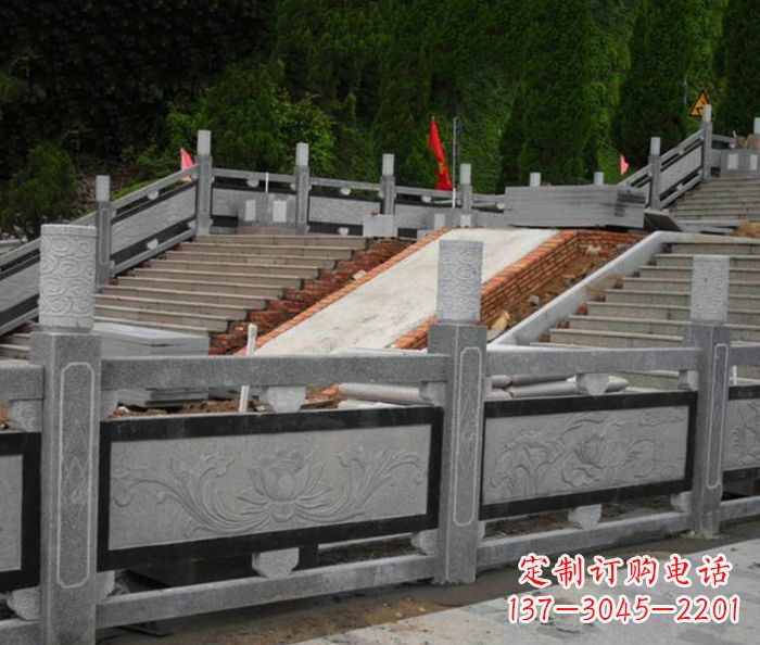 益阳寺庙景观仿古石栏板 (2)