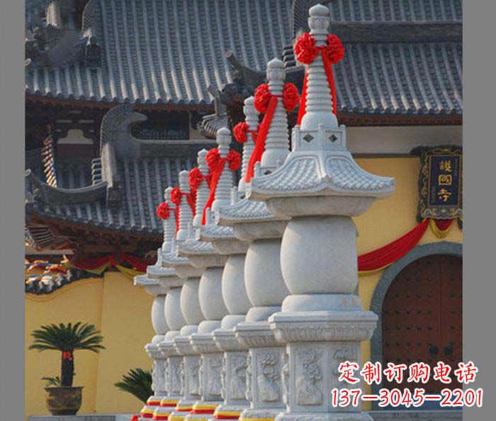益阳寺庙景观舍利塔石雕
