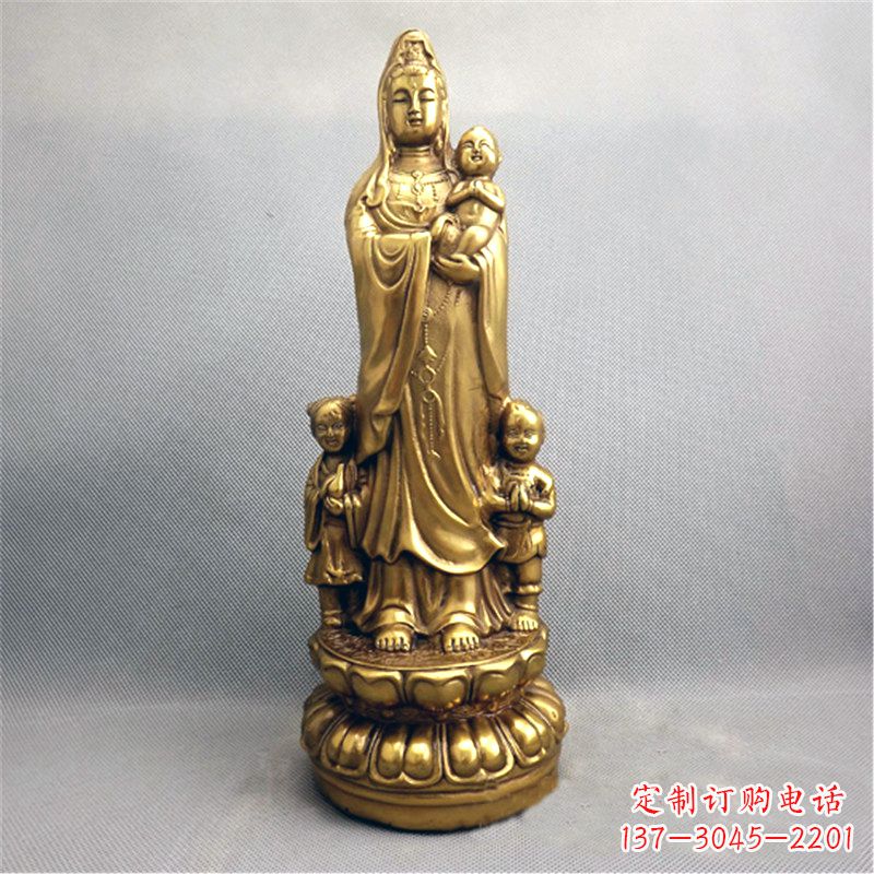 益阳送子观音纯铜雕塑