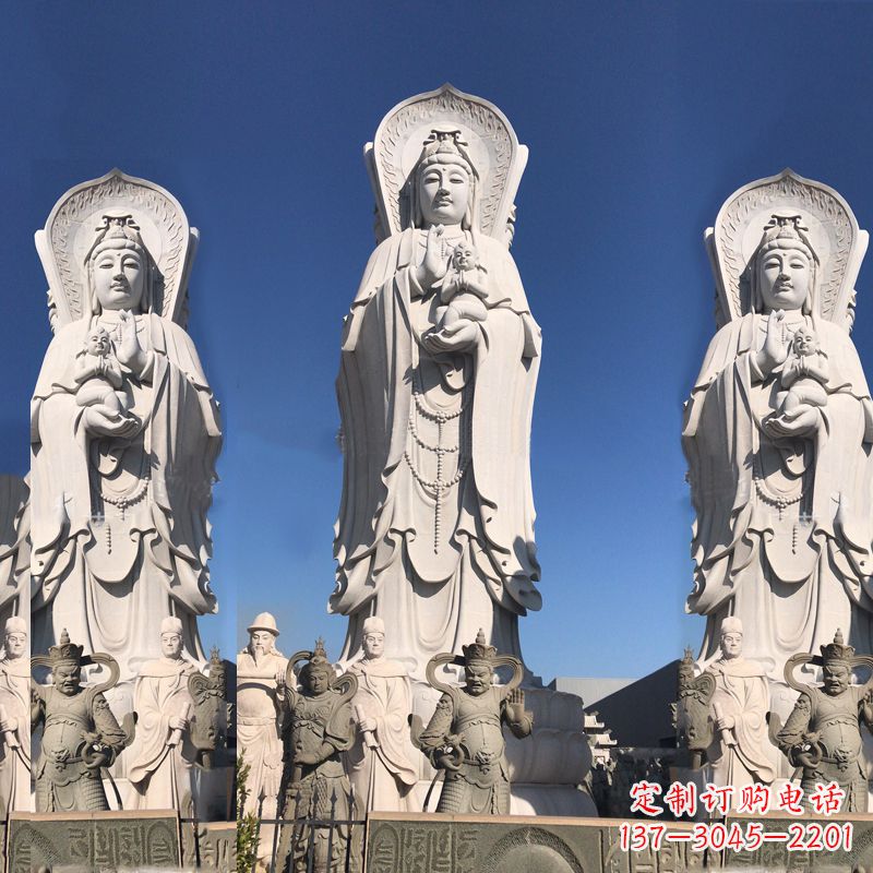 益阳送子观音大型石雕塑