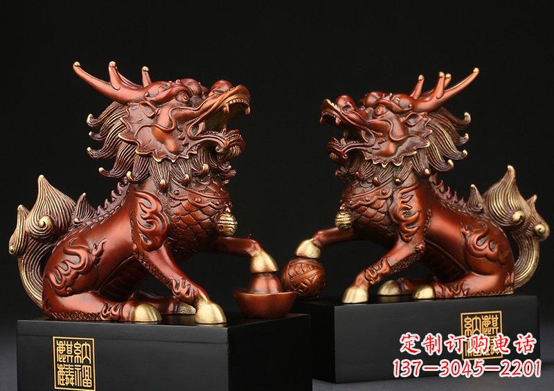 益阳送子麒麟铜雕