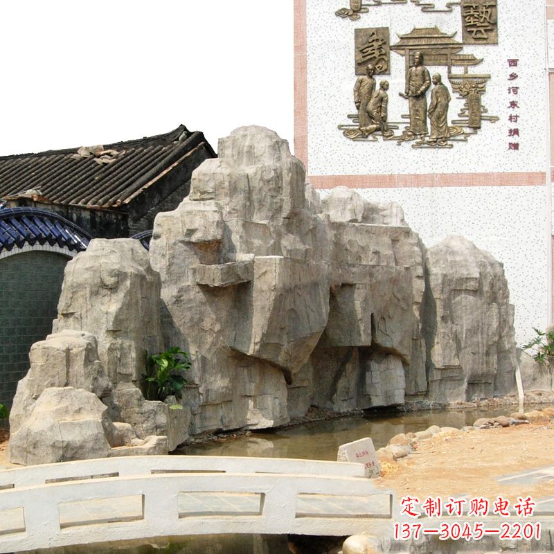 益阳塑石假山雕塑