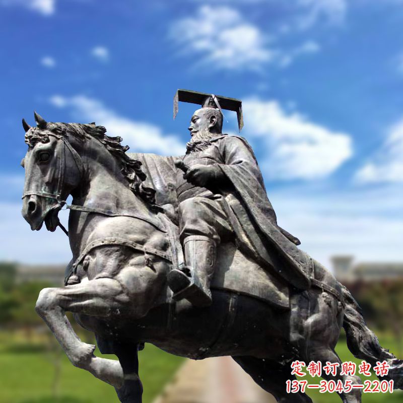 益阳隋文帝骑马雕塑