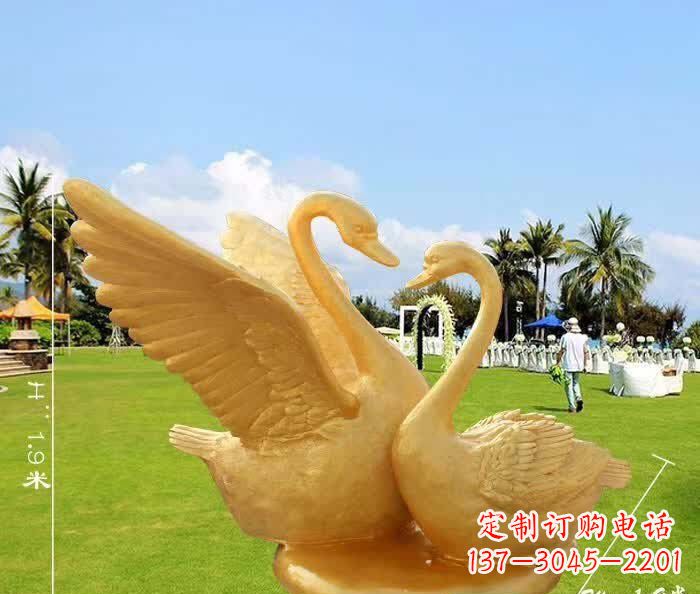 益阳天鹅铜雕