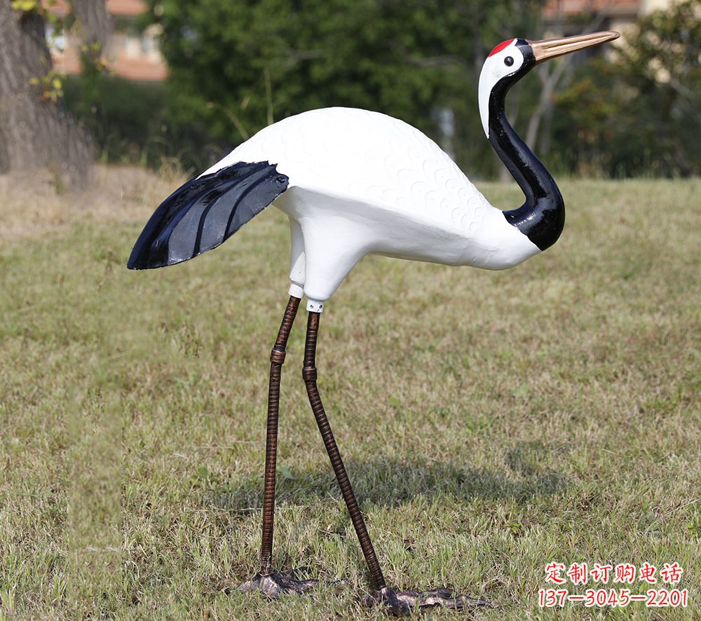 益阳庭院仙鹤雕塑