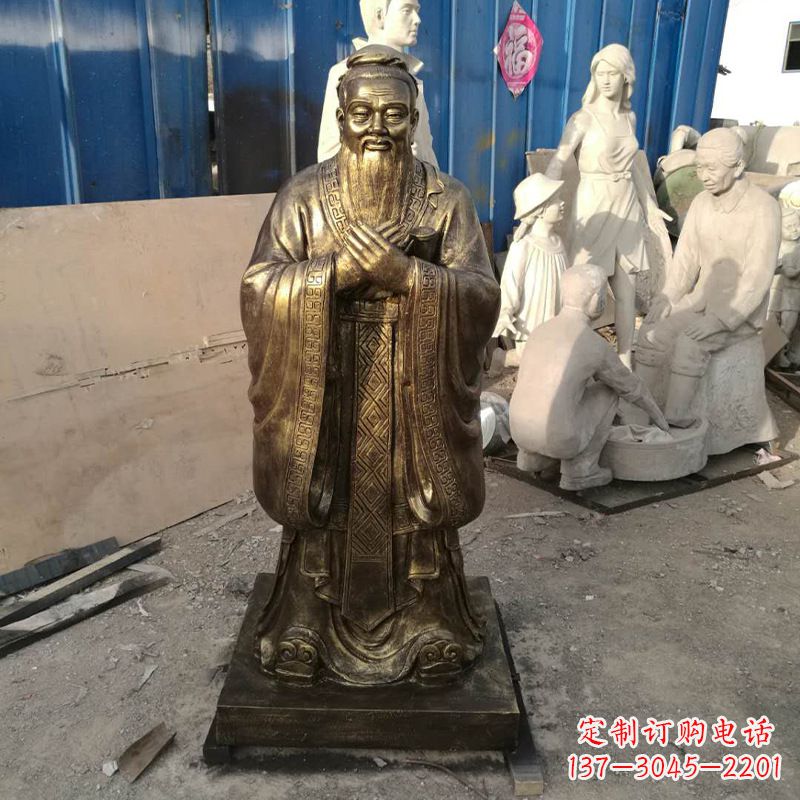 益阳同济大学孔子雕塑