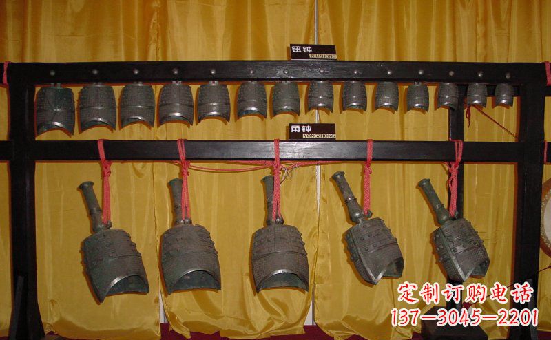 益阳铜编钟古代乐器雕塑