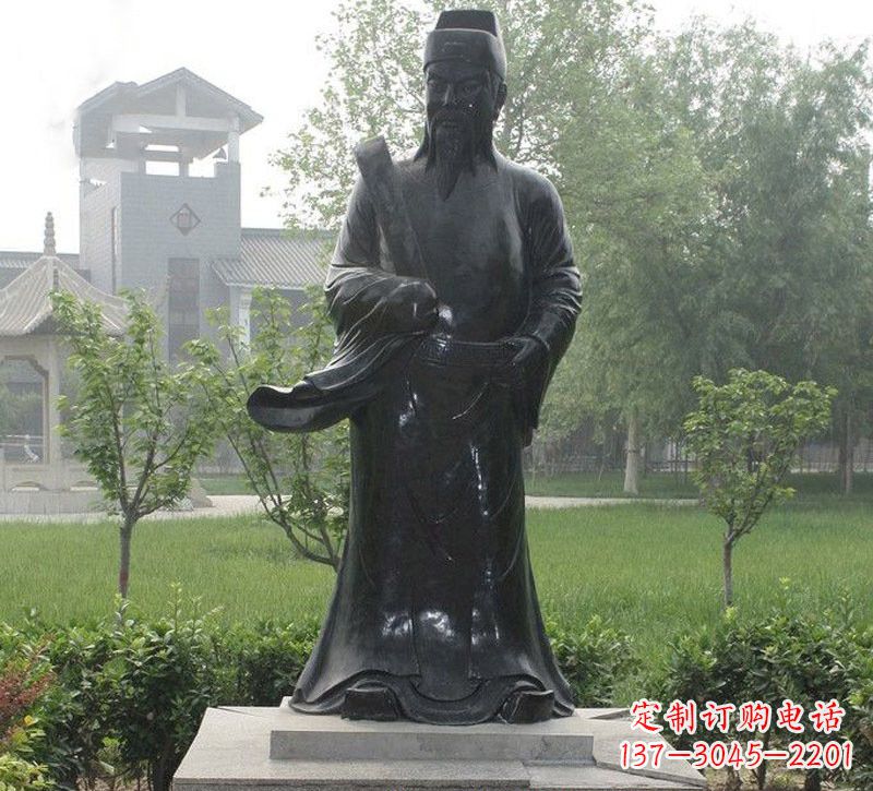 益阳铜雕八仙曹国舅