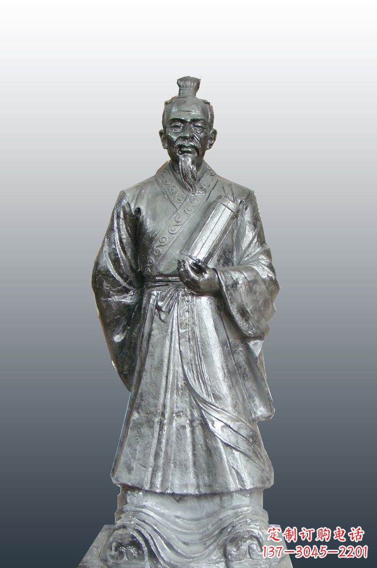 益阳铜雕扁鹊古代名医雕塑