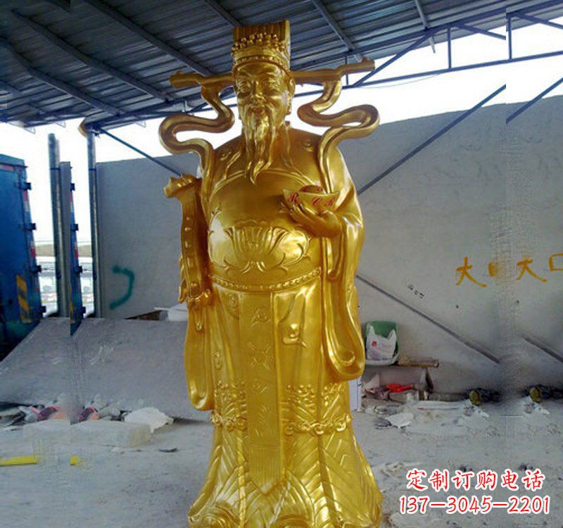益阳铜雕财神雕像