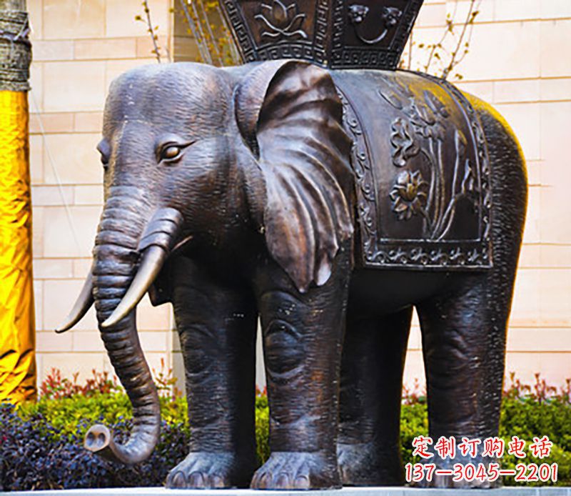 益阳铜雕大象