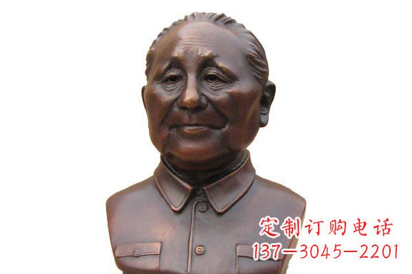 益阳铜雕邓小平头像