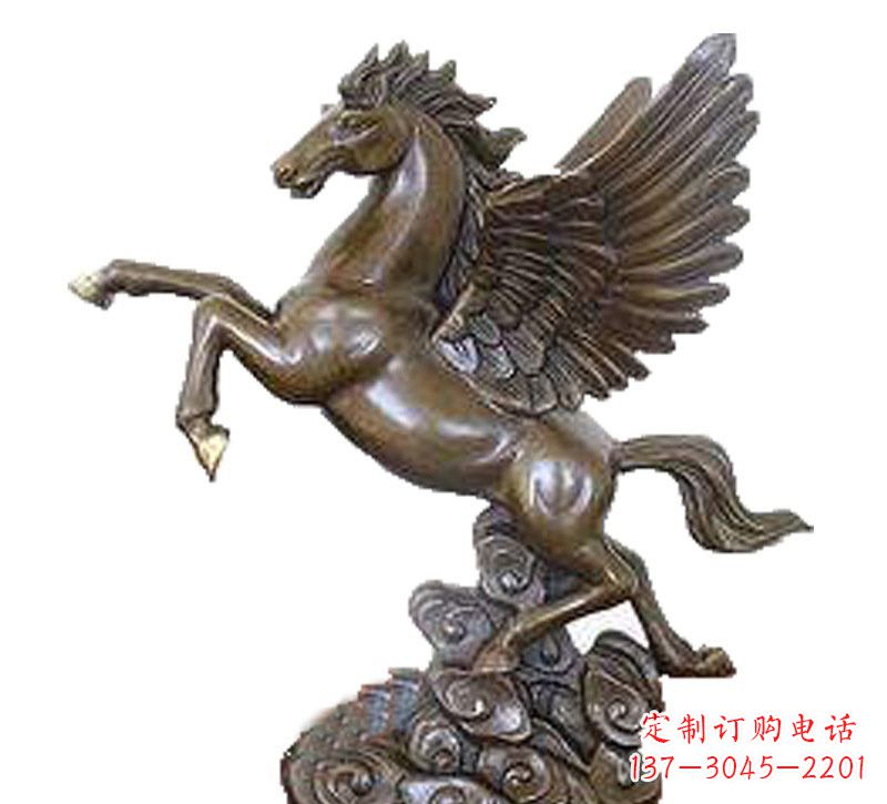 益阳铜雕飞黄腾达飞马