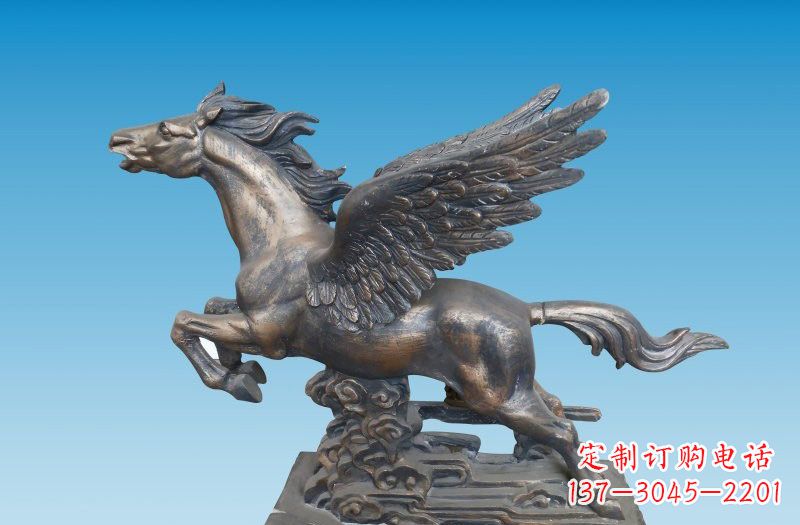 益阳铜雕飞马222