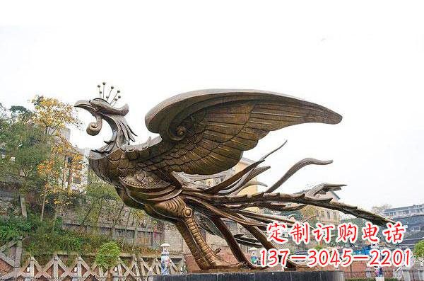 益阳铜雕凤凰