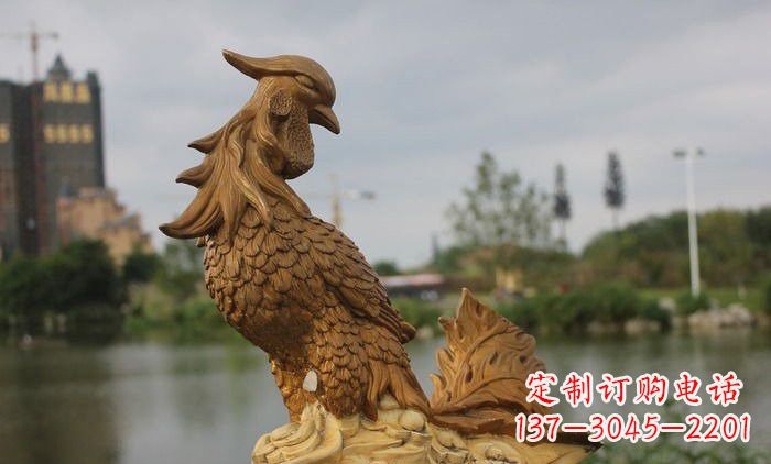 益阳铜雕凤凰古代神兽雕塑