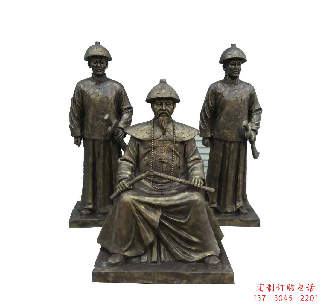 益阳铜雕古代名人林则徐
