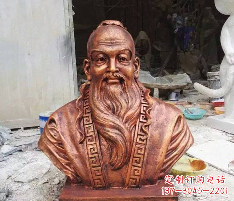 益阳铜雕古代孙思邈人物雕塑
