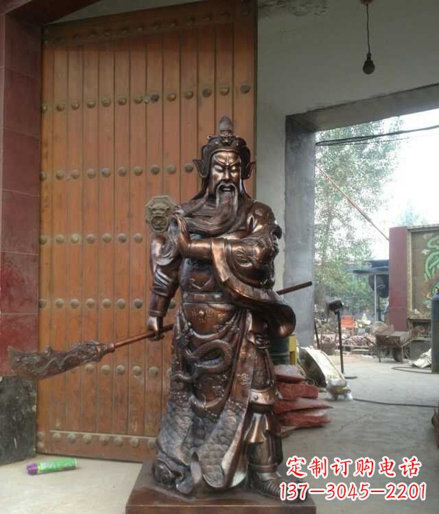 益阳铜雕关公像
