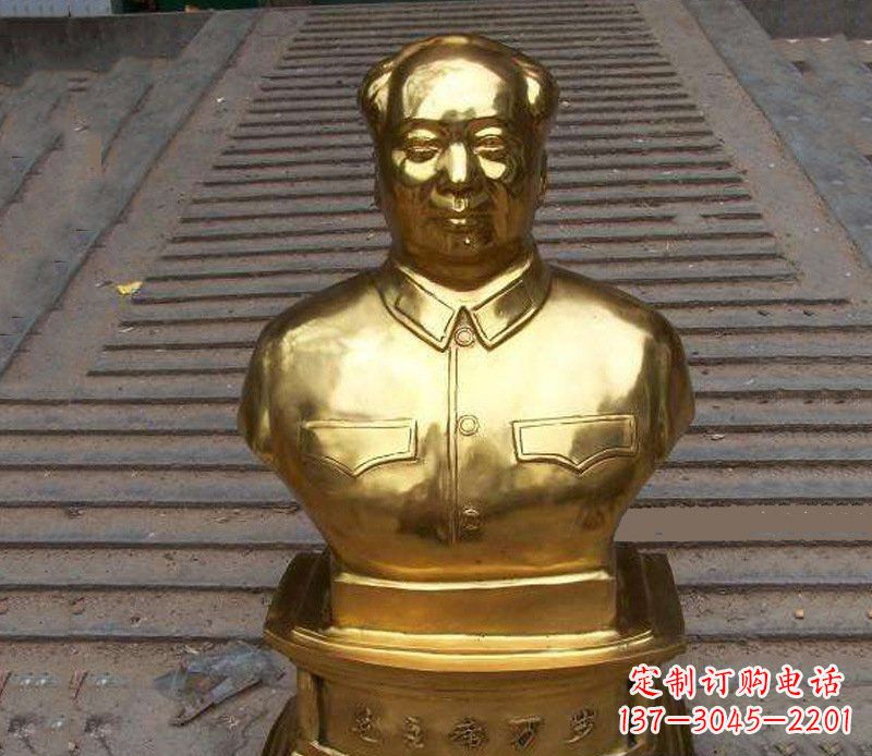 益阳铜雕广场伟人雕塑摆件