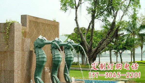 益阳铜雕海马雕塑